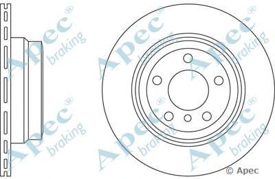 APEC BRAKING dsk2601 -  Тормозной диск